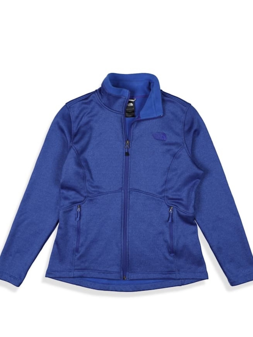 The North Face C656 Women's Agave Jacket Full Zip Blue Softshell Size Large